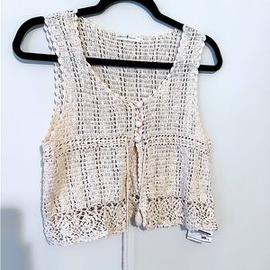 Boho Crochet Vest